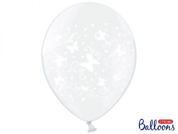 Ballon Butterflies Clear