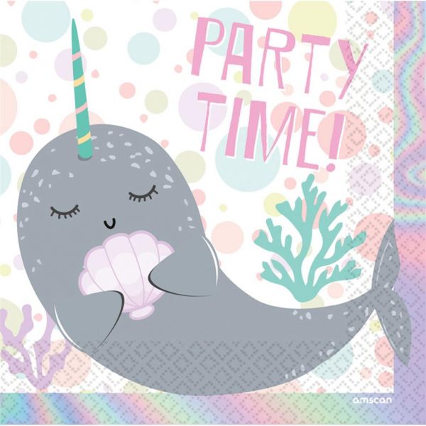 Narwhal Servietten
