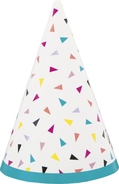 Triangle Confetti Birthday Partyhut