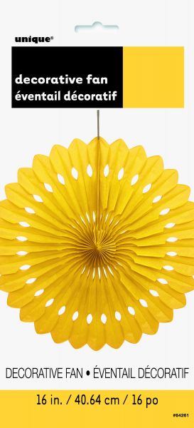 Deko-Fächer 40 cm Sunflower Yellow