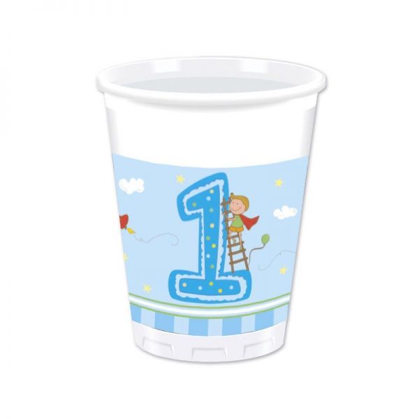 Boys First Birthday, 8 Becher