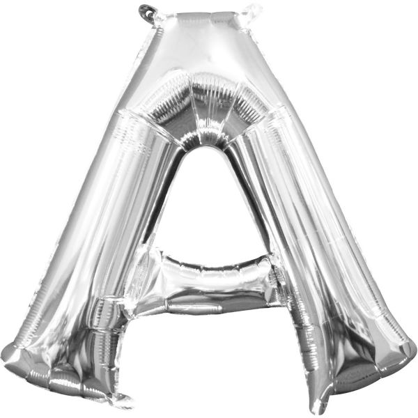 Mini Buchstabe Silber - A Folienballon 35 X 33 cm