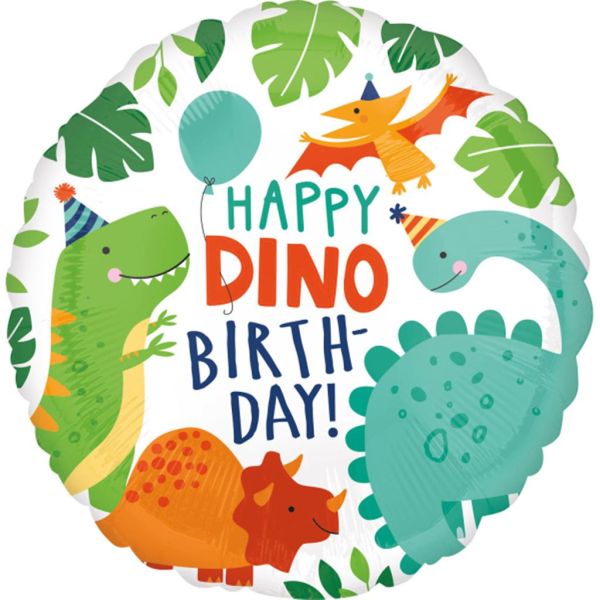 Dinosaurier Birthday Folienballon 43 cm