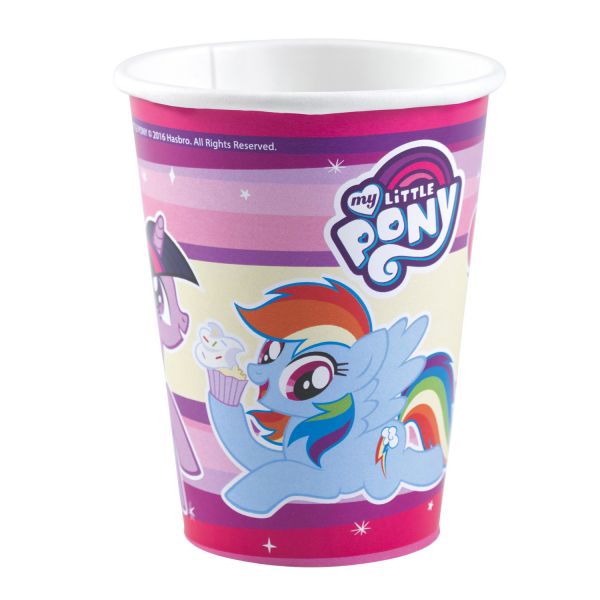 Pappbecher My Little Pony 250 ml/8