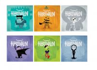 Halloween Monster Servietten/12 Halloween Monster Servietten/12