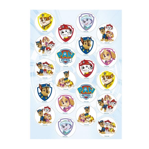 Mini Discs Zuckeraufleger Paw Patrol