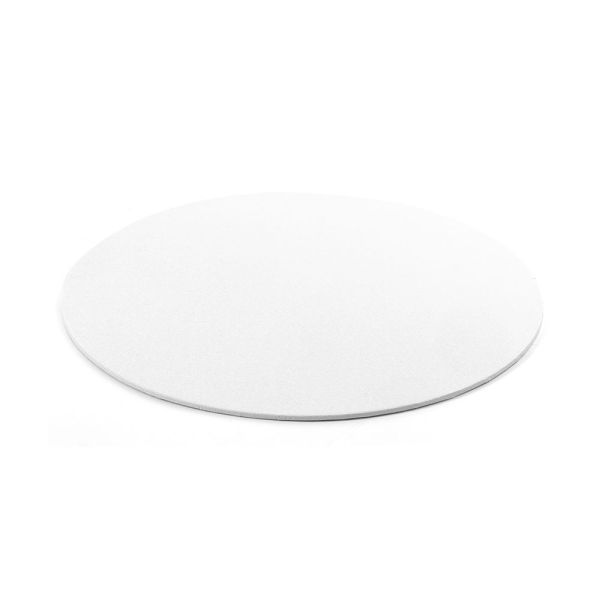 Cake Board Weiß Rund 30cm