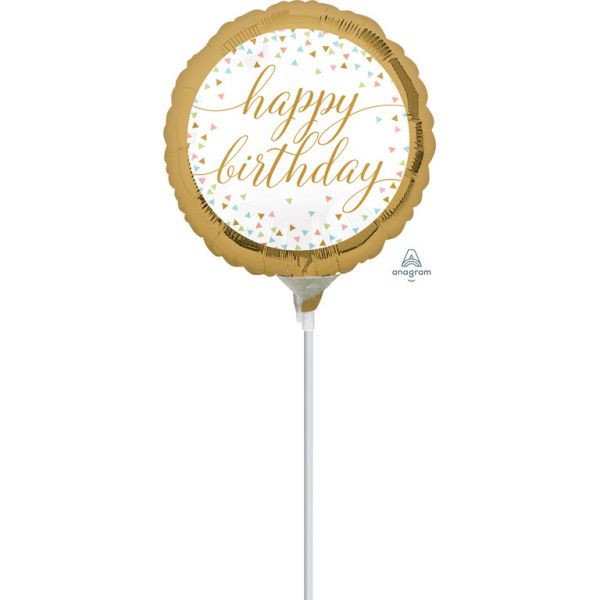 Birthday Confetti Mini-Folienballon