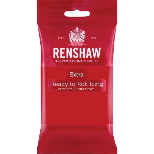 Renshaw Rollfondant Extra Red 250 g