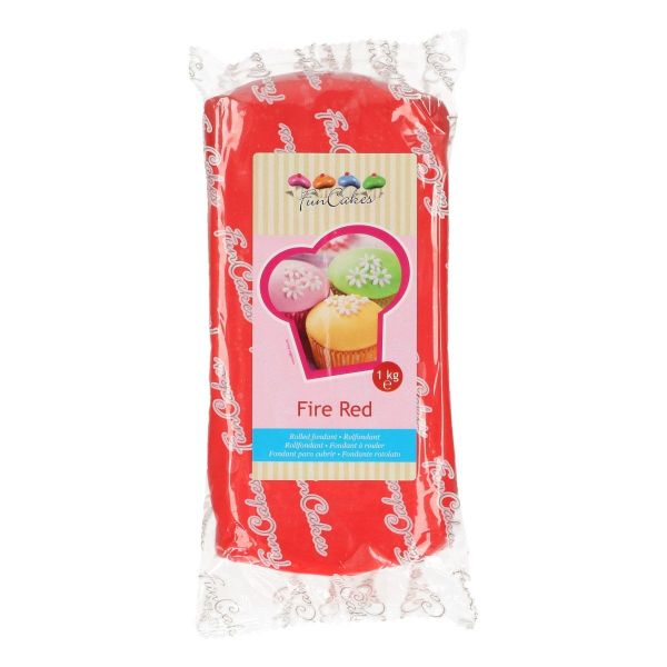 Rollfondant Fire Red 1 Kg