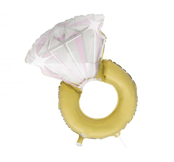 Diamantring Folienballon 81 CM