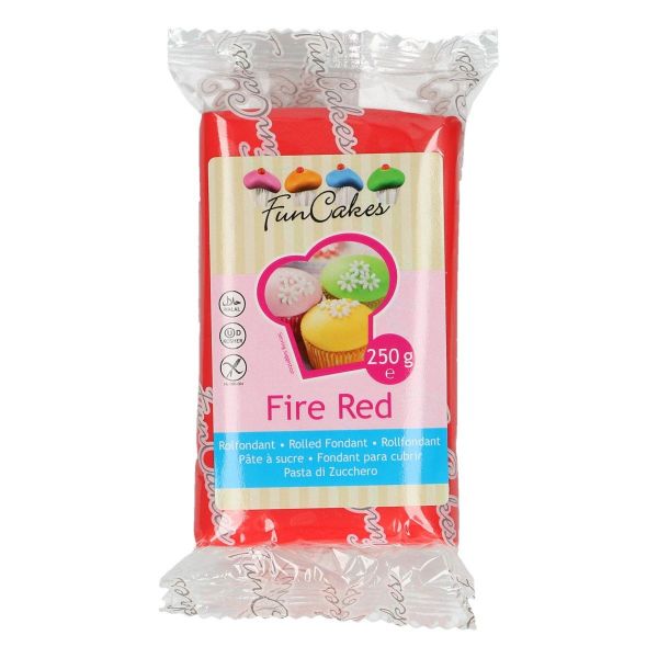 Rollfondant Fire Red 250 g