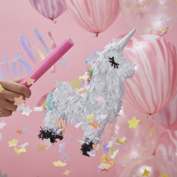 Mini-Pinata Einhorn