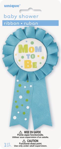 Mom To Be Ribbon Blue