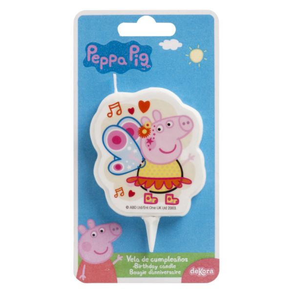 Peppa Pig Geburtstagskerze 2D 7,5cm