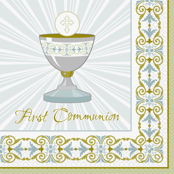 Kreuz Servietten Communion