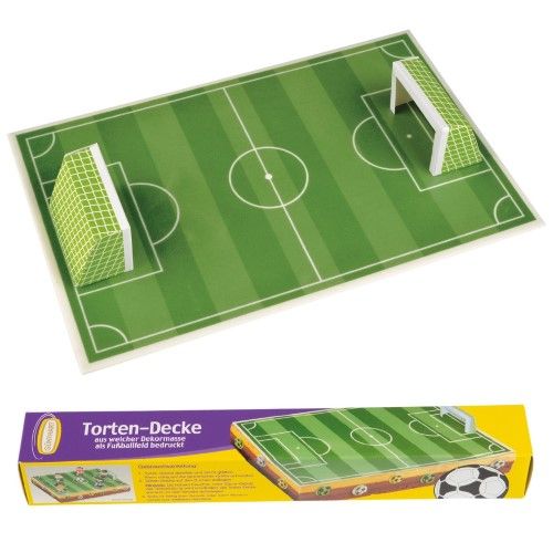 Tortenauflage Fussballfeld 29 X 19 cm