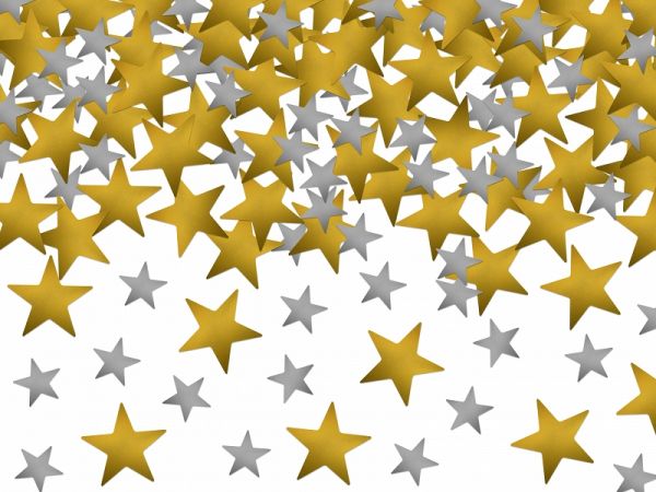 Confetti Stars Gold-Silve