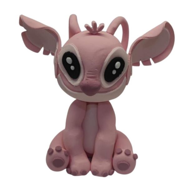 Stitch rosa Zuckerfigur Angel - handgefertigt
