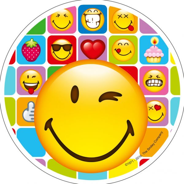 Oblatenaufleger Smiley Mod.2