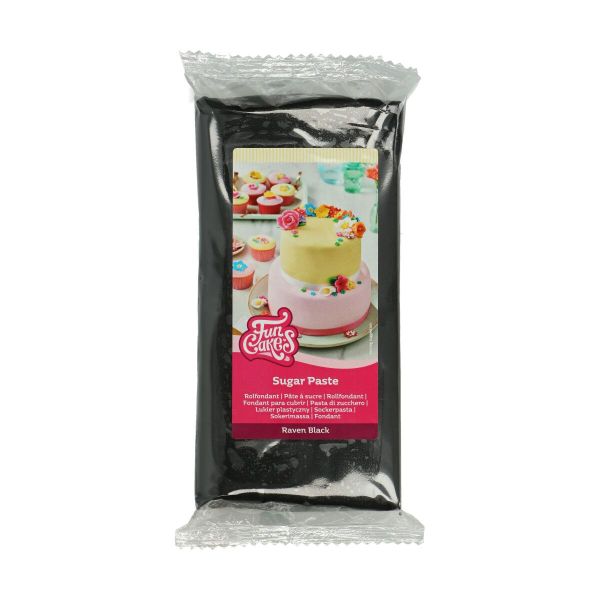 FC Rollfondant Raven Black 1kg