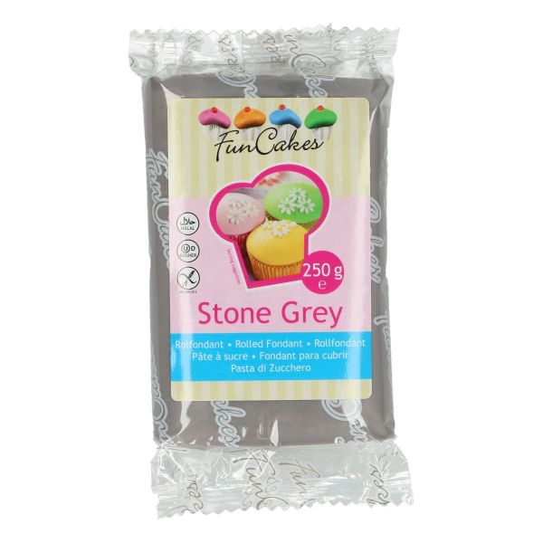 Rollfondant Stone Grey 250 g