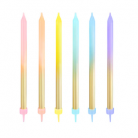 Kerze Gold-Regenbogen/6 Kerze Gold-Regenbogen/6