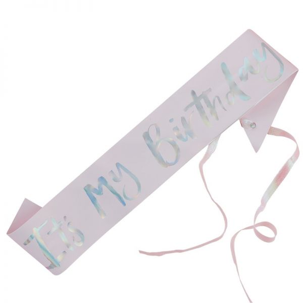 Happy Birthday Sash pink