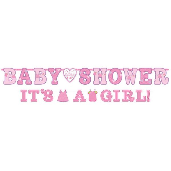 Baby Shower Girl Banner