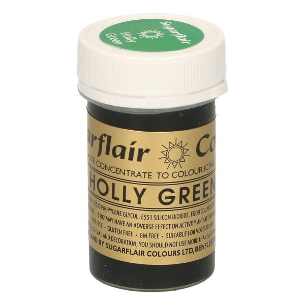 Sugarflair Pastenfarbe - Holly Green