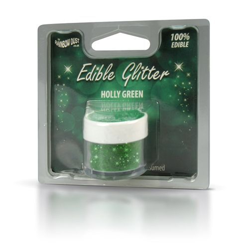 Essbarer Glitzer - Holly Green