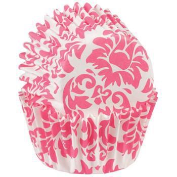 Wilton Mini-Muffin Förmchen Damask Pink