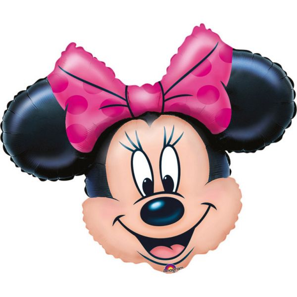 Minnie Kopf Mini-Folienballon