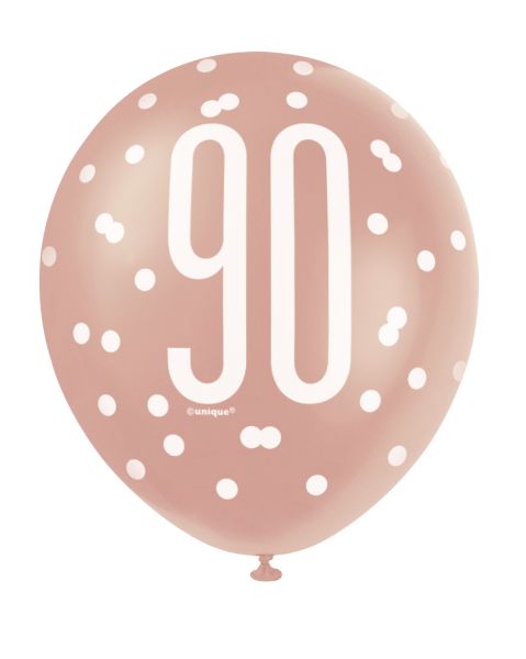Birthday Glitz Latexballon 90