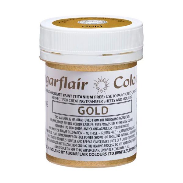 Sugarflair Schokoladenfarbe Gold