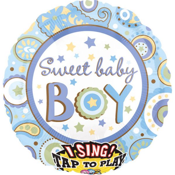 Sing A Tune Baby Boy Folienballon 71 X 71 cm