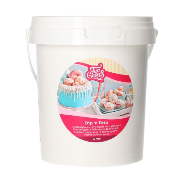 Dip´n Drip Fondantglasur weiß 1kg