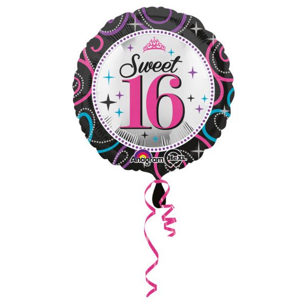 Sweet 16 Folienballon 43 cm